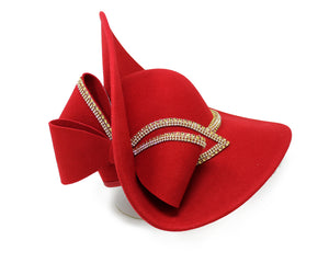 Women's Wool (Felt) Church Hats - HK116