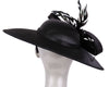 Women's Satin Formal Dress Church Derby Hats - HL97