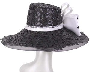 Women's Satin Dress Church Derby Hats - HL156